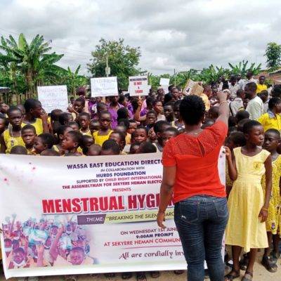 “MENSTRUATION, NO EXCUSE FOR ABSENTEEISM”