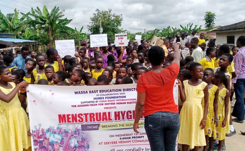 “MENSTRUATION, NO EXCUSE FOR ABSENTEEISM”