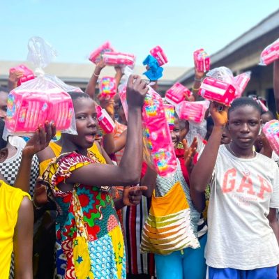 AKOSOMBO DAM SPILLAGE: 500 ADOLESCENT GIRLS RECEIVE FREE SANITARY PADS