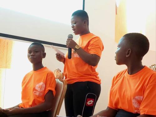 Children's Parliament at Care Adwuma Pa Close Out Ceremony